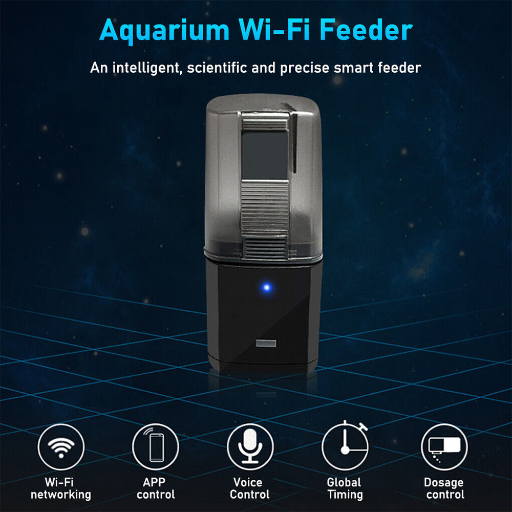 WiFi Automatic Fish Food Feeder For Aquarium Tank Pond Dispenser