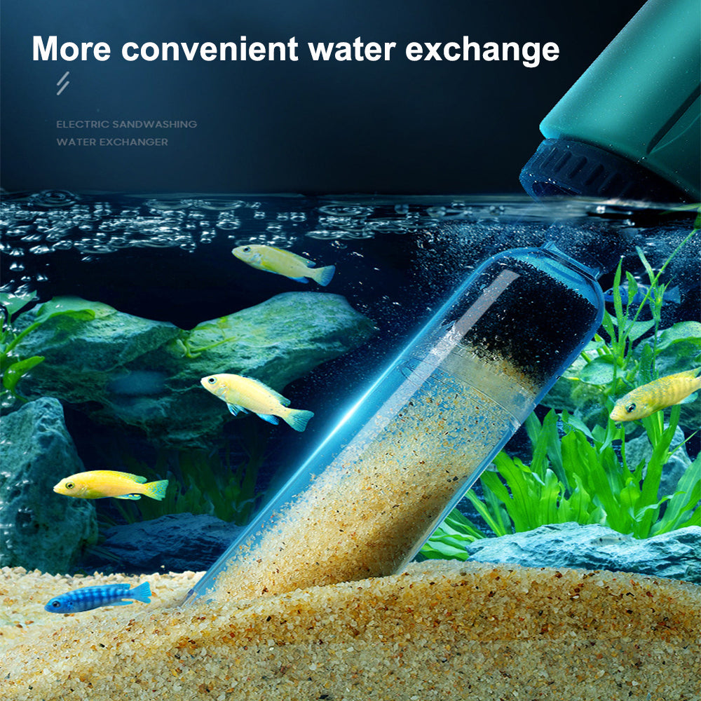 2000L/H 36W Electric Aquarium Fish Tank Pump Water Changer Sand Washer