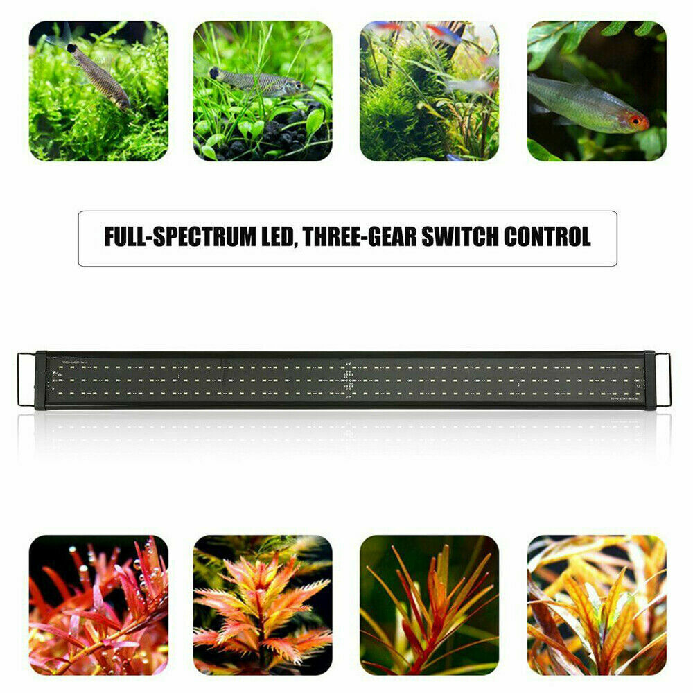 60cm Aquarium Lighting Full Spectrum Aqua Plant Fish Tank Bar LED Lamp