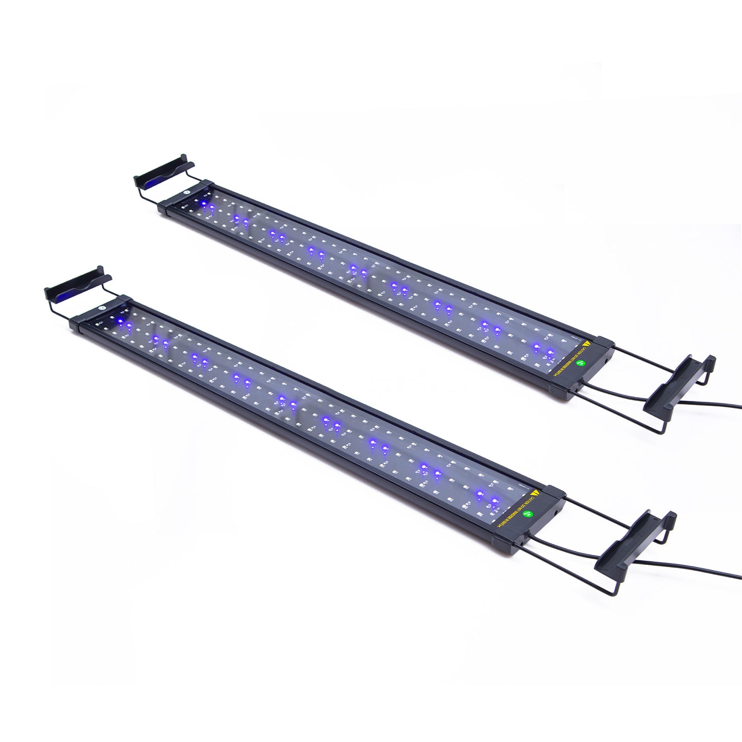 18W Set of 2 Aquarium Blue White LED Light for Tank 75-95cm