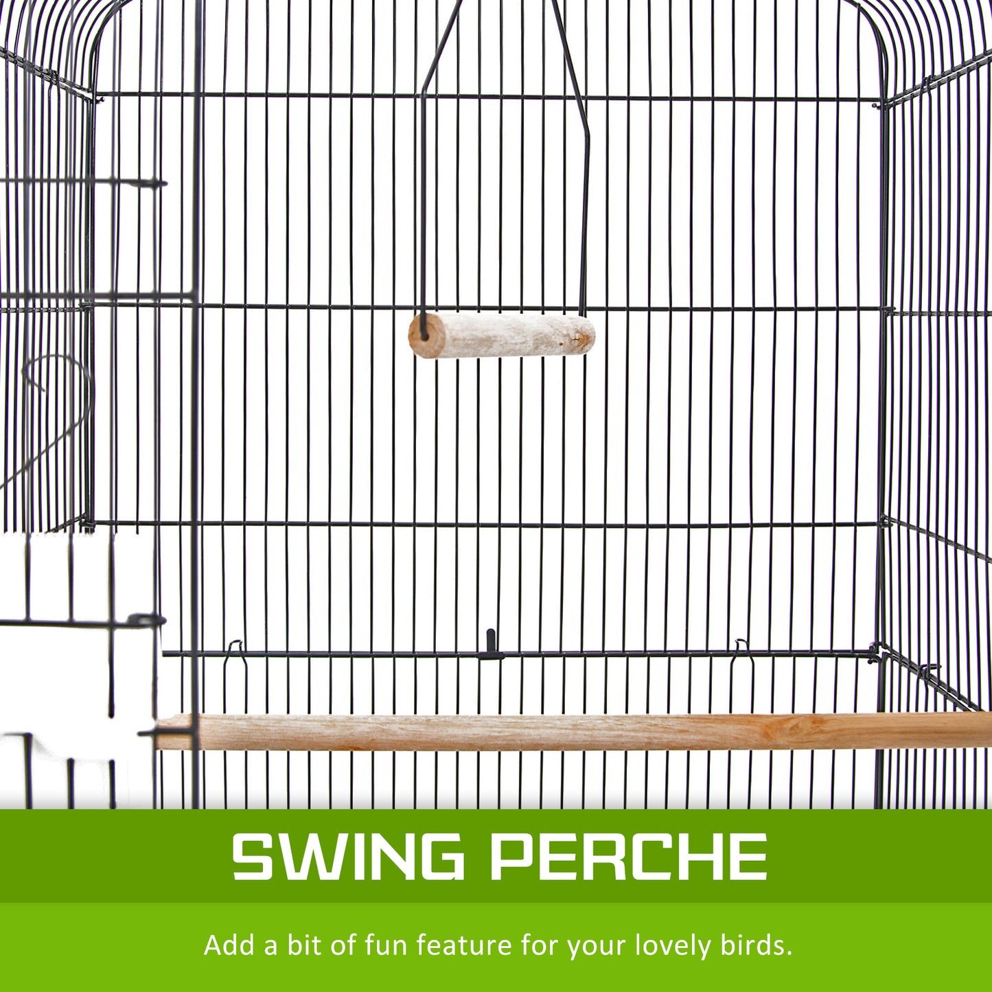 Bird Cage Parrot Aviary 2in1 Design 92cm